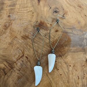 Urban Outfitters White Dangle Earrings